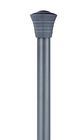 Einfacher sauberer Durchmesser-Aluminiumvorhang Rod Hanging 350cm Längen-19mm