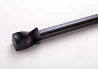 Schwarze Farbe von 6063 Gardinenstangen des Aluminiumlegierungs-Durchmesser-22mm Hochleistungs