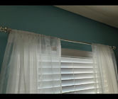 Starkes Aluminiumvorhang-Rod Standard Decorative Window Curtain-Rohr