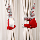 Vliesstoffe 2pcs Tieback-Vorhang-Schnalle für Weihnachtsdekoration