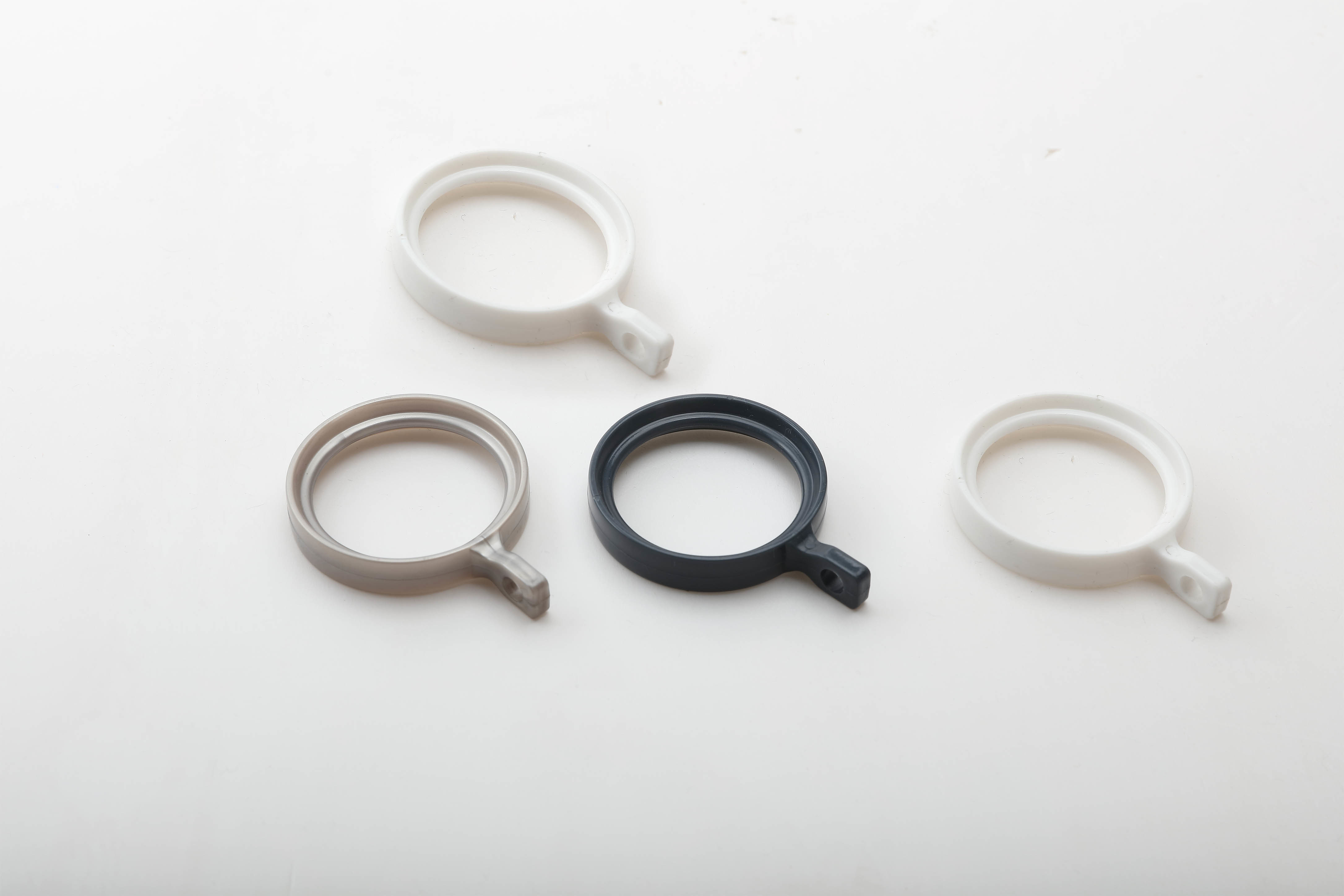 Plastik-Stärke-Vorhang Rod Rings For Bathroom Boningsi 2mm