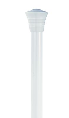 Ein guter Preis. Stumme gerade Stärke-Aluminiumgardinenstange 16mm Durchmesser-1mm Im Internet
