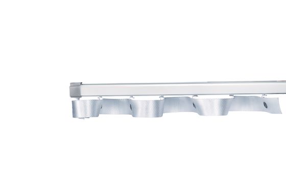 Ein guter Preis. 1.2mm starke 28*23mm an der Wand befestigte Vorhang-Gleisanlage-einzelnes Doppeltes Im Internet