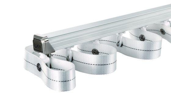 Ein guter Preis. Aluminiumlegierungs-kundengebundener Längen-doppelter Vorhang-Bahn-Wand-Berg Im Internet