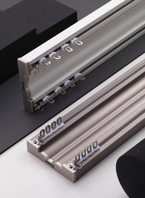 Ein guter Preis. Hotel Metal Stainless Steel Shower Curtain Ring double curtain rod bracket Im Internet